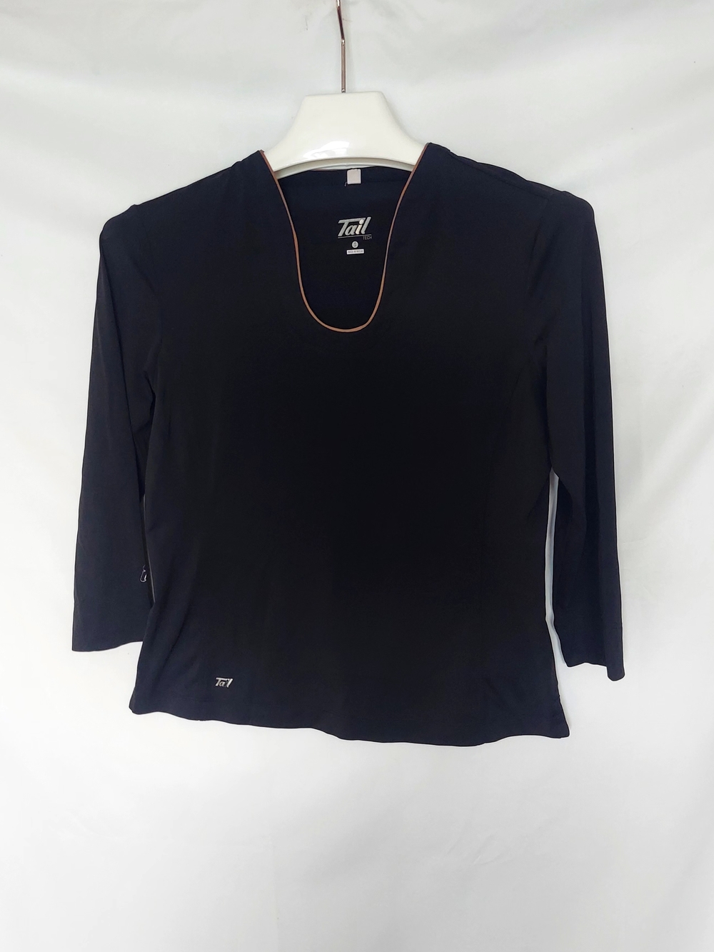 Tail Black Long-Sleeve Performance Top